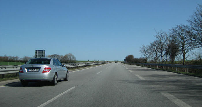 Autobahn norr om Lübeck Autobahn norr om Lübeck